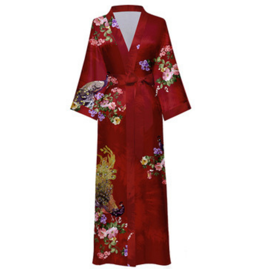 Peignoir Kimono Paon
