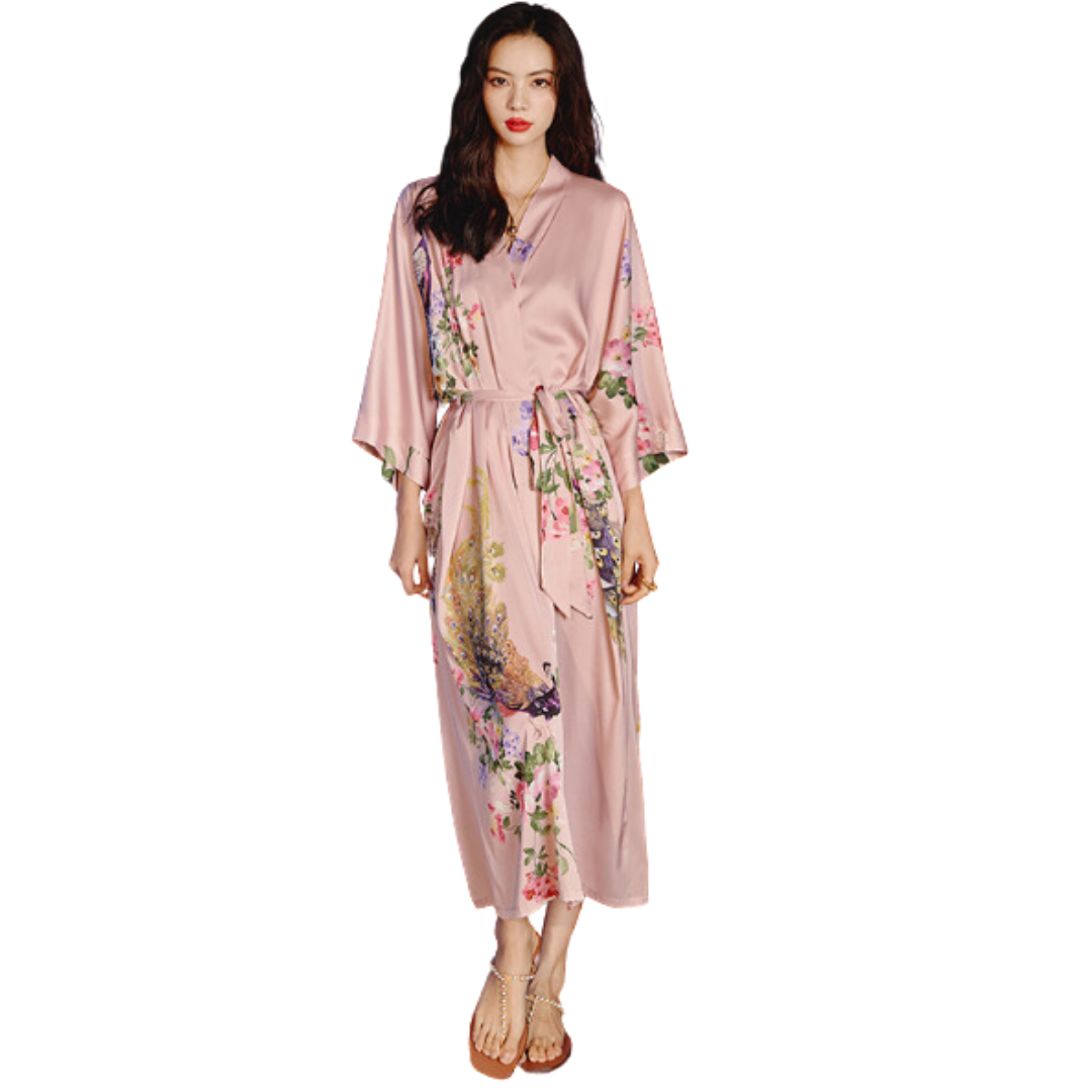 Peignoir Kimono Paon
